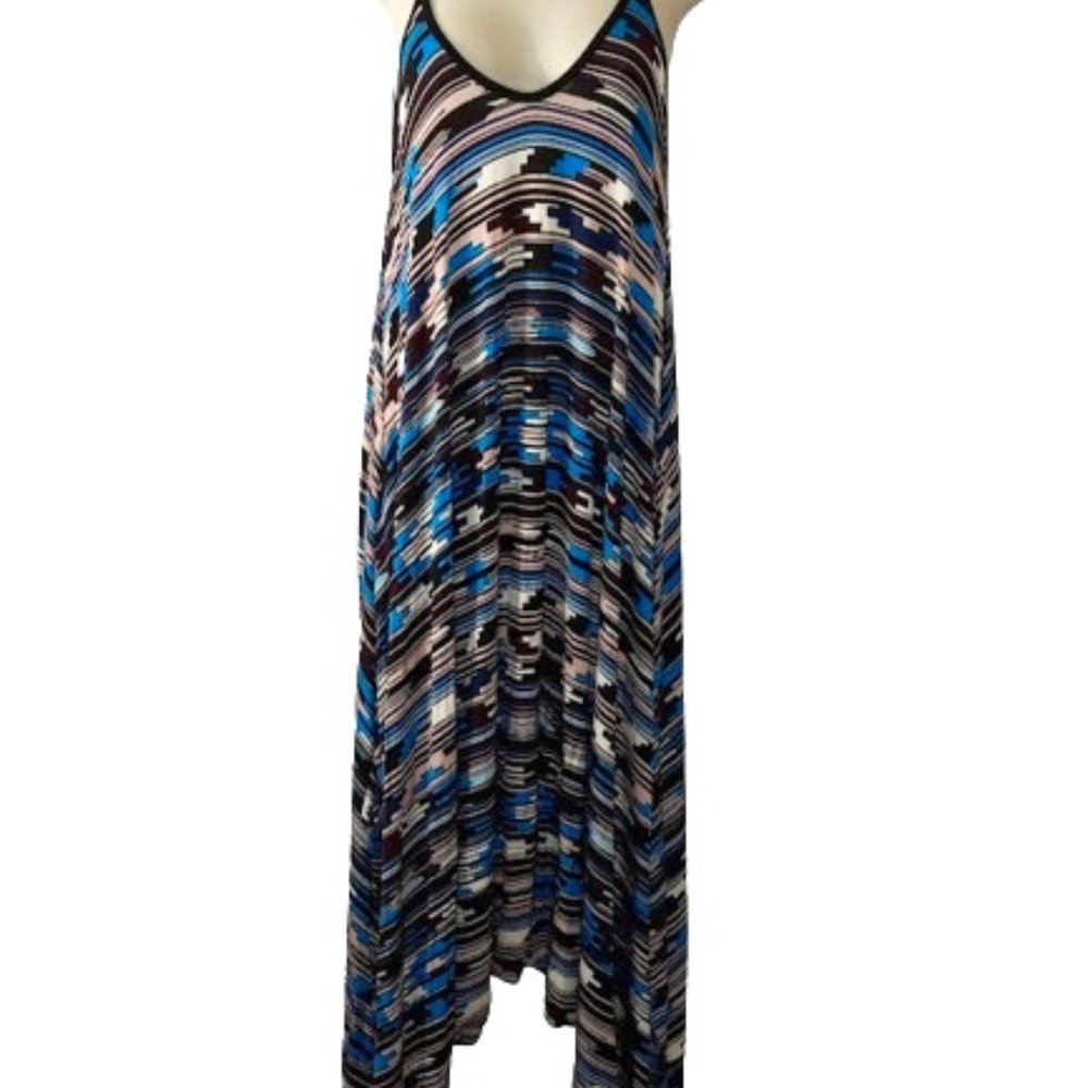 Canari Geo Aztec Print Maxi Dress